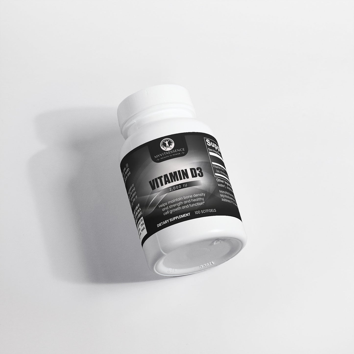 vitamin d3 premium health supplement side