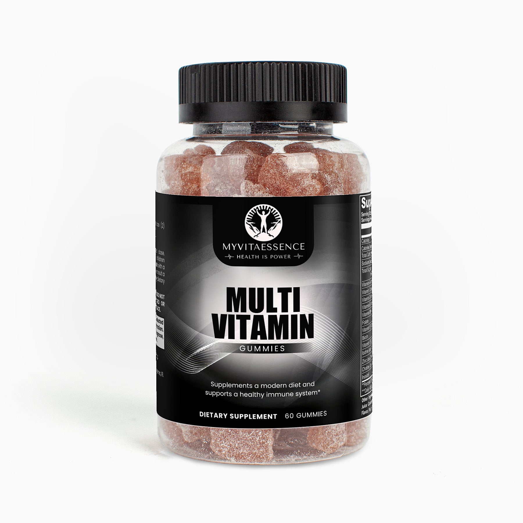 multivitamin premium health supplement white