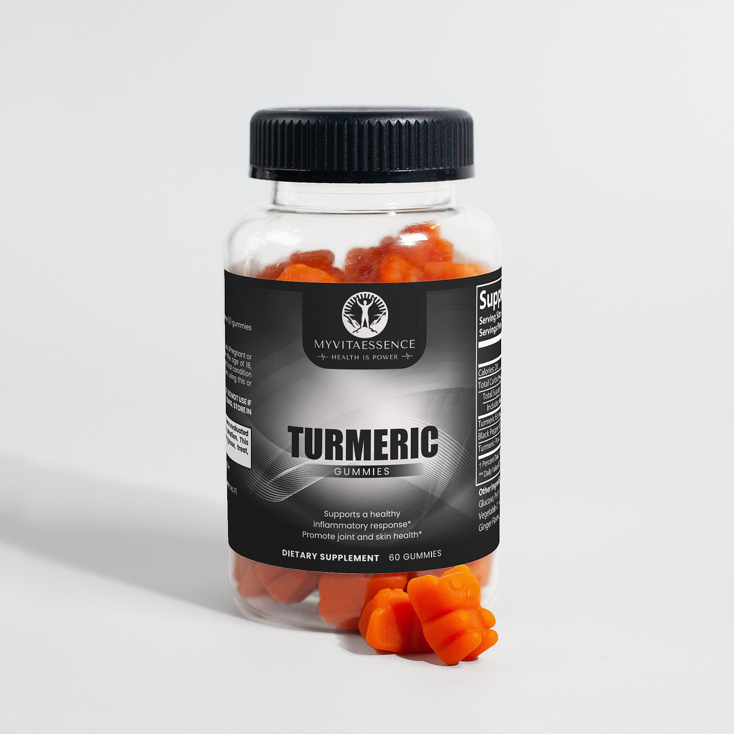 MyVitaEssence Turmeric Gummies | Premium Health Supplement for Joint, Bone & Skin Health