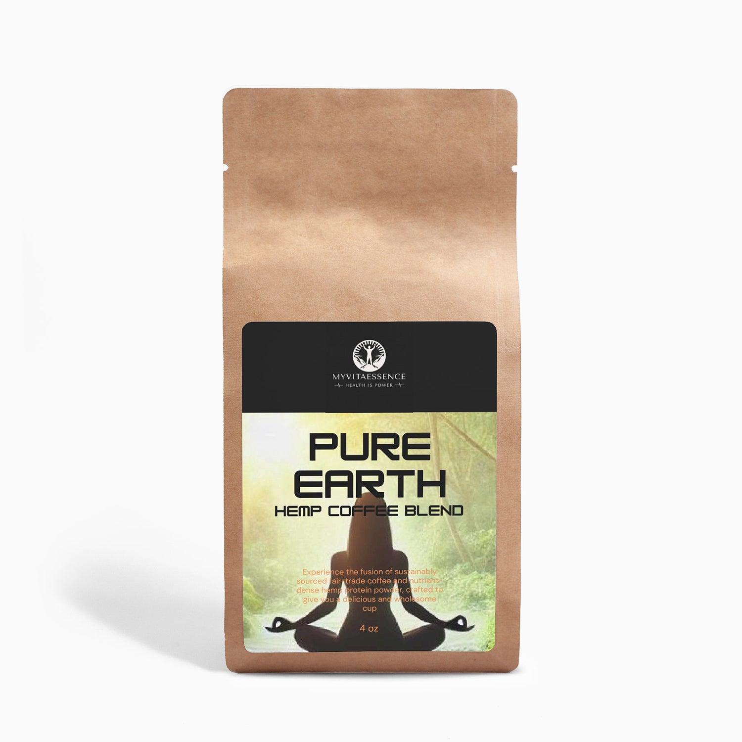 MyVitaEssence Pure Earth Hemp Coffee Blend 4oz