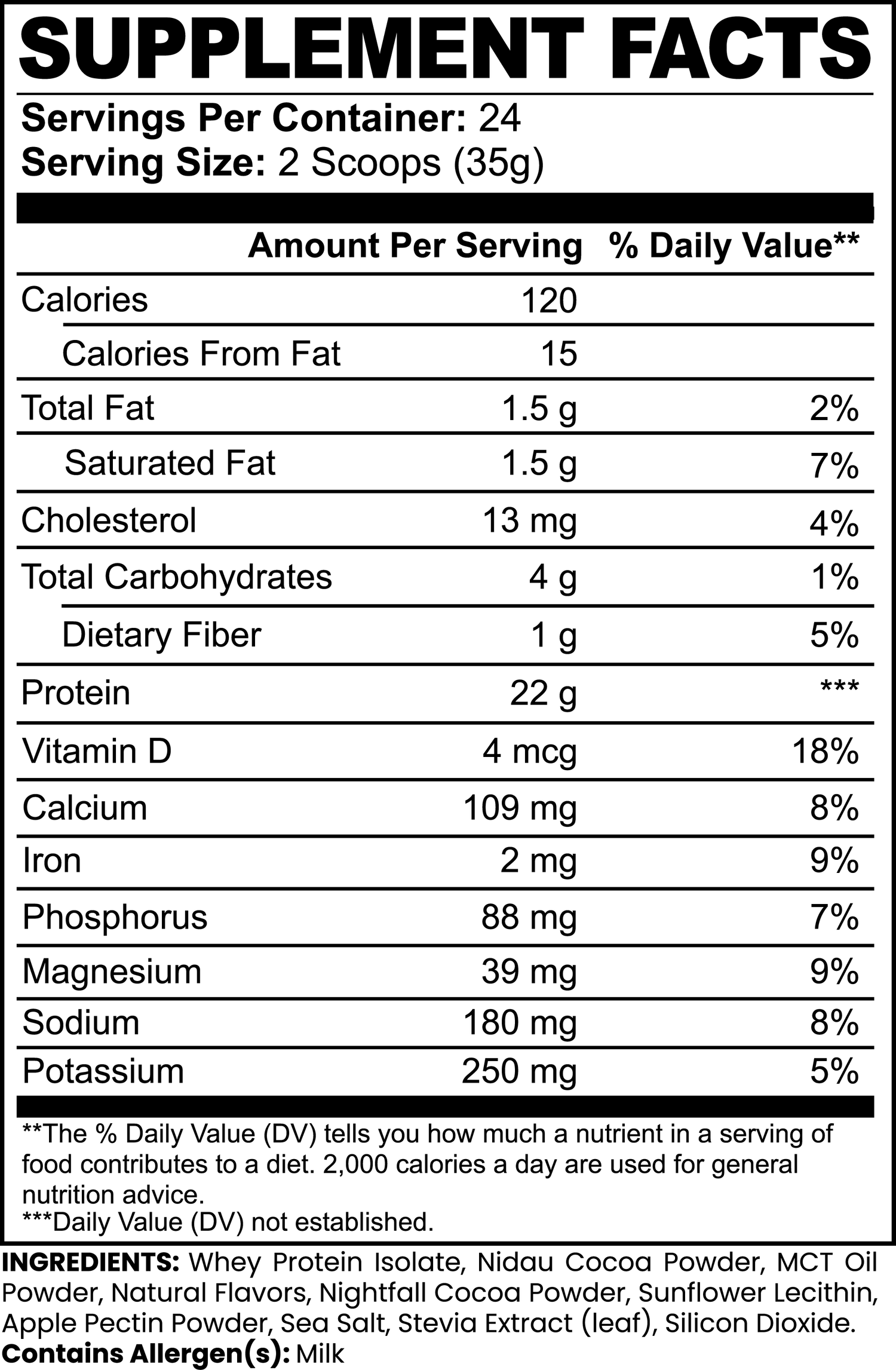 CHOCOFUEL 100% Pure Whey Isolate with MCT Oil | Premium Chocolate Protein Supplement