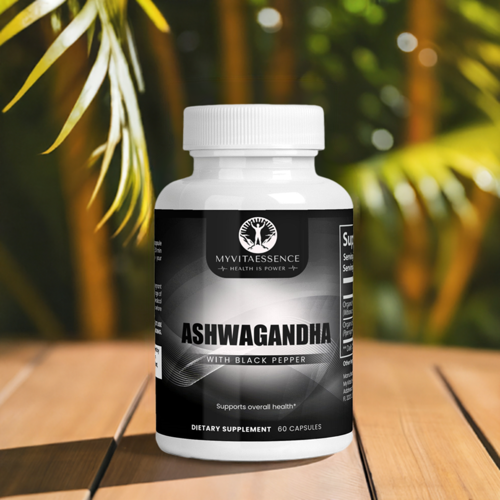 Ashwagandha premium health supplement outside