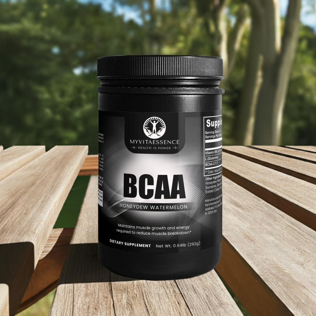 BCAA premium health supplement outside